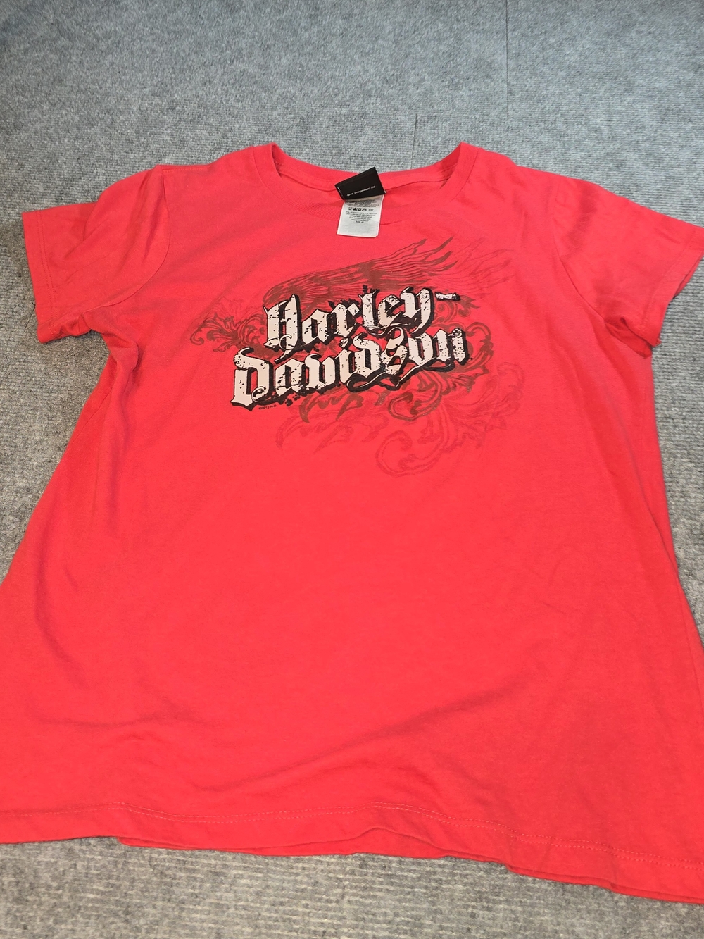 Harley-Davidson Women’s XL Red Ocala Florida Dealer Graphic T-Shirt 2012